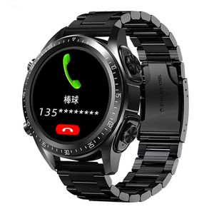 Relojes JM03 reloj inteligente para hombres Smartwatch Tws 2 en 1 estéreo HIFI auriculares inalámbricos Combo Bluetooth llamada telefónica para Android IOS