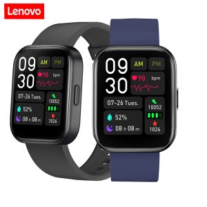 Montres Lenovo 2023 GTS4 Smartwatch BT Appeler GPS Temperature Monitor Smartwatch Heart Sated Blood Oxygen Sleep Informations Téléphone Regardez les hommes