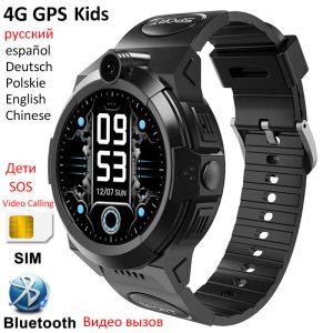 Regarde LT32 Kids Smart Watch Carte SIM 4G Chat vidéo réseau appelant SOS GPS WiFi LBS Locate Camera Sport Android iOS Smartwatch 2022