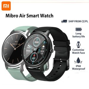 Relojes Original XIAOMI MIBRO AIR Smartwatch Fitness Tracker Bluetooth 5,0 impermeable IP68 rastreador de ritmo cardíaco reloj Monitor de sueño