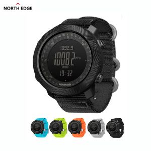 Regardez Smart Watch North Edge Apache 3 Men Sports Digital Smartwatch AMPOSPHIER ATMOSPHIER ALTIMETER BOBSEM
