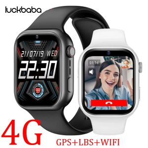 Regarde Smartwatch pour les enfants garçons filles SIM Card 4G SOS WiFi GPS Emplacement de l'appareil photo APPLICATION Smart Phone Watch 1000mah Student 'Wristwatch