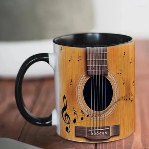 Bouteilles d'eau 350 ml guitare classique violoncelle tasse 11 oz tasses à café en céramique tasses à thé de voyage guitariste violoncelliste cadeaux