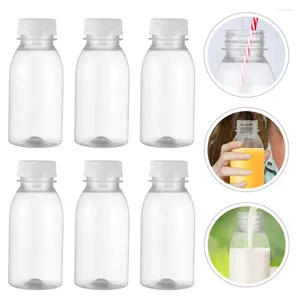 Bouteilles d'eau 6pcs 100ml lait petit jus étanche portable boisson bouteille en plastique S