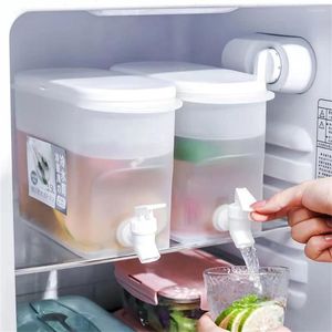 Bouteilles d'eau fraîche bouilloire boisson pot fruit boisson librement de réservoir de grande capacité peut mettre le réfrigérateur