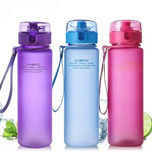 Water Bottles High Quality Bottle 560ML Tour Outdoor Sport Leak Proof Seal School for Kids Tritan Drinkware BPA Free 221122