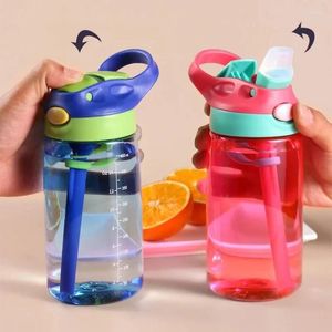 Botellas de agua Little Hermoso Copa de Plástico Summer Summer Straw Children's Ejercicio