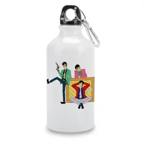 Bouteilles d'eau Lupin III Famille Monkey Punch 4 DIY Sport Bouteille Aluminium Vintage Bouilloire Lait Tasses Vide Drôle