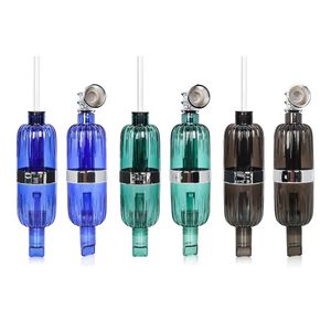 Water Bubblers Smoking Collector Dab Straw Pipes Kit 2 IN 1 Dry Herb y NC Hand Pipes y Dabber Boquilla plana recta Uso bidireccional