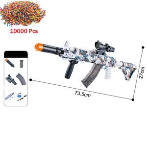 Pistolet à bille d'eau AK électrique Paintball Air pistolets souples fusil Sniper avec balles pour adultes garçons CS accessoire de combat