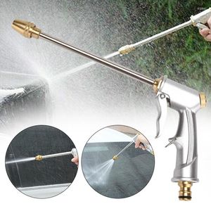 Watering Equipments Metal Garden Water Gun Sprinkler Direct Spray Hose Nozzle High Pressure Car Wash Jet Irrigation Tools