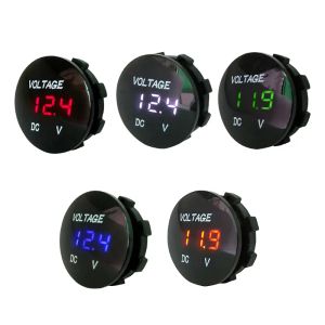 Waterproof Auto Boat Car Motorcycle DC5V-48V LED Panel Mini Digital Volt Voltage Meter Tester Monitor Display Voltmeter