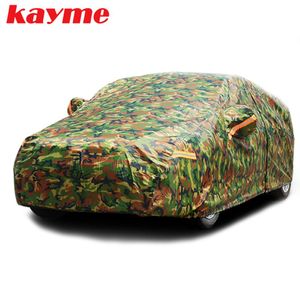 waterproof camouflage car covers outdoor sun protection cover for car reflector dust rain snow protective suv sedan full328u