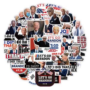 Autocollant de bagage étanche 50pcs / Set I Did That Joe Biden Cartoon Funny Graffiti Stickers for Laptop Diy Case Car Skateboard Helmet Motorcycle Home Decal Gifts Kids