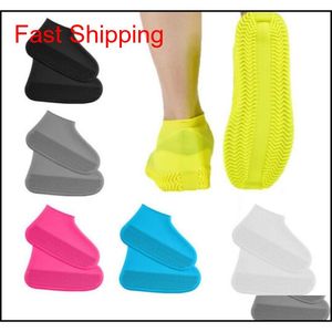 Other Household Cleaning Tools & Accessories Waterproof Shoe Cover Silicone Material Unisex Shoes Protectors Rain Boots For Indoor Outdoor Rainy Days Cleaning