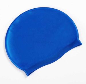 Gorros de natación de silicona a prueba de agua Hombre Mujer Hombres Adultos Niños Oído Protección del cabello Nadar Agua de baño Deportes de piscina Accesorio de sombrero de goma elástica