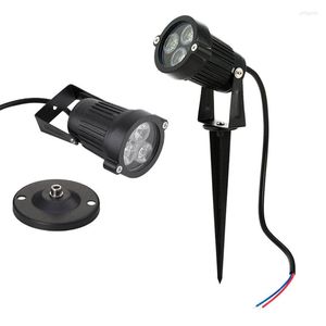 Paysage de pic étanche LED LAWN LIGHT 12V 110V 220V SPOT IP65 Extérieur 1W 3W 9W Lampe de jardin