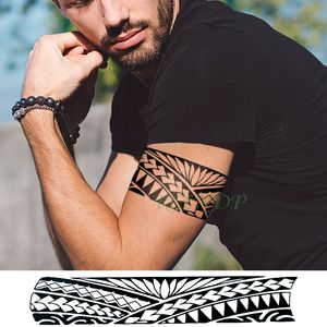 Autocollant de tatouage temporaire étanche faux Tatto personnalité Flash Tatoo taille bras pied Tato pour fille femmes hommes