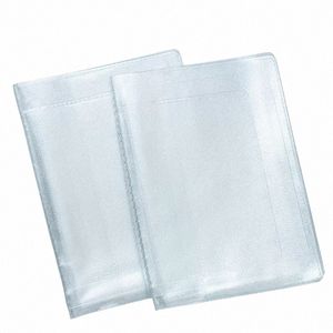 Impermeable transparente Auto Documento Licencia de conducir Caso PVC Proteger Tarjeta de identificación del coche Tarjeta de crédito Titular del pasaporte E5oG #