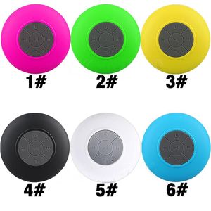 Impermeable inalámbrico succión Bluetooth altavoz ducha coche manos libres recibir llamada música teléfono micrófono altavoz entrega gratuita 50 piezas/up