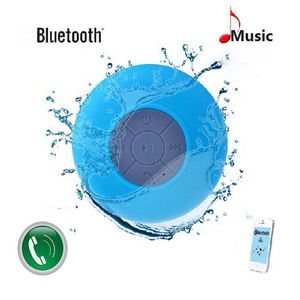 Minialtavoz Bluetooth inalámbrico a prueba de agua, altavoces de ducha manos libres con ventosa, todos los dispositivos para teléfono, baño, piscina, barco IPX4