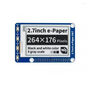 Waveshare noir/blanc 2.7 pouces e-ink affichage E-Paper chapeau pour Raspberry Pi 4/3 série zéro échelle de gris résolution 264x176