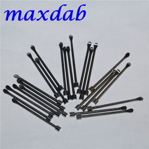 Cire atomiseur dabber outil métal titane bâton cuillère cire Dab outils oreille outil de sélection pour vaporisateur d'herbes sèches vapeur à base de plantes