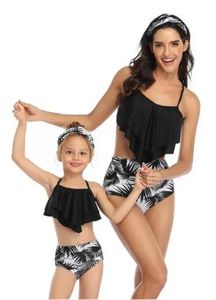 porter boutique sport parent enfant swiwear maillot de bain bikini costume split enfants femmes filles enfants sexy yakuda flexible élégant imprimé léopard b