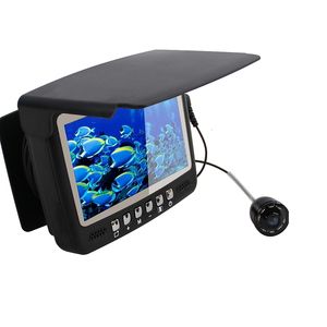 Caméras résistantes aux intempéries 4 3 pouces Vidéo Fish Finder IPS LCD Moniteur Kit de caméra pour l'hiver sous-marine pêche sur glace rétro-éclairage manuel 230825