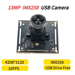 Webcams IMX258 13MP Module de caméra USB HD, 13 mégapixels webcam 4208x3120 10FP