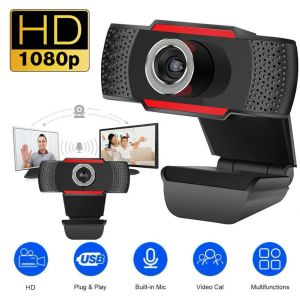 Webcams webcam pour Windows 2000 / XP / 7/8/10 / Vista (32bit) Android TV 480/720/1080p USB 2.0 WEBCAM VIDEO CAMERIE avec microphone