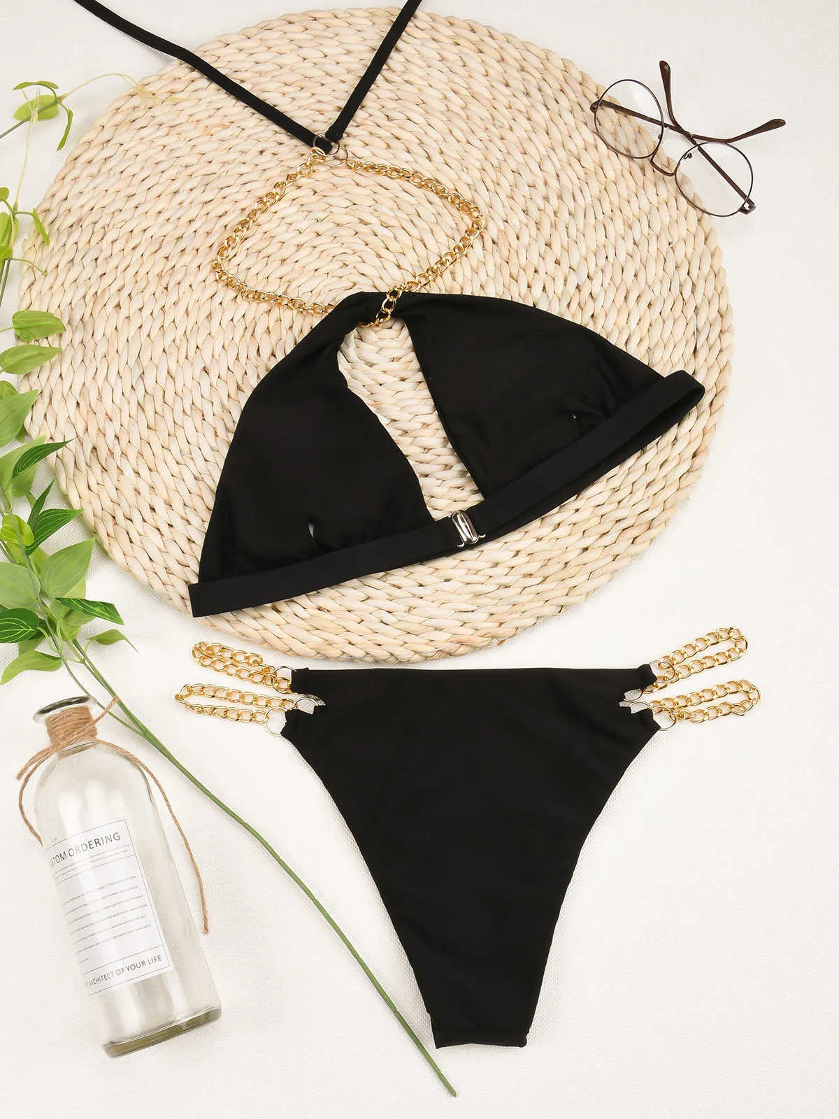 Sexy Leopard Bikinis Micro Bikini Set Push Up Tanga Biquini High Cut