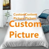 Home Decor Bed Cover Suit Home Textiles Custom Picture Printed High Quality King Queen Size Unique Design Bedding Sets