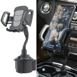 Car Cup Holder Phone Mount Adjustable Gooseneck Smart Phone Car Cradle for iPhone 7 7P 8 8P X XS XR Samsung Galaxy S10 S9   Huawei