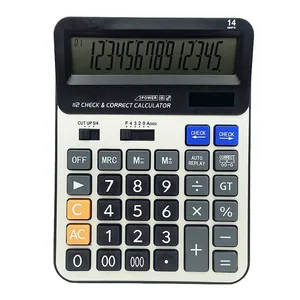 Calculators wholesale 14 Digit Arithmetic Calculator Mechanical Buttons Large Display Scientific Ti with Big Button Calculation Tool Office 220510 x0908