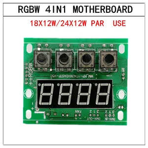 rgbw 4in1 motherboard 12x12w/18x12w/24x12w par lights motherboard rgbw dmx Constant current motherboard