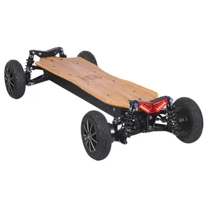 Off Ekewill Road Electric Skateboard Max 55km/h with Remote Control Burlywood - 4wd