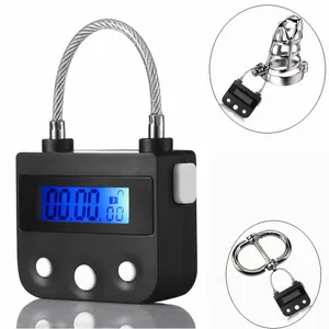 New Electronic Lock Hand Ankle Collar Bird Cage Chastity Device Cock Cage Penis Lock Bondage Restraint Bdsm Slave Sex Toy Y190713