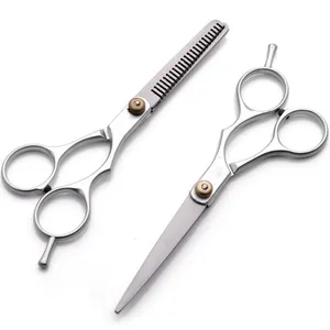 Professional Barber Hair Scissors 5.5/6.0 inch Cutting Thinning Scissors Shears Hairdressing Styling Tool Stainless Steel LX8075