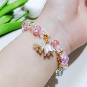 Braceletas de boda Moda Explosiva Pulsera de cristal Trendy Lily Valley Charm Bande