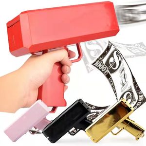 Bracelets de mariage Hb Banknote Gun Make It Rain Money Cash Spray Cannon Toy Bills Game Outdoor Family Funny Children Party Gifts For Smtzn