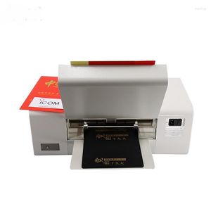 Invitación de boda Gold Foiling Stamping Printing Screen Printer Machine Foil Xpress Digital AMD360C