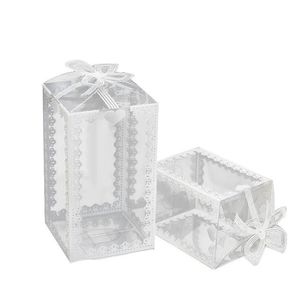 Boda transparente de la caja PVC Party Embalaje de plástico Presente Cafet Baby Shower Baby Shower Caja de envasado de alimentos