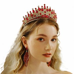 Couronne de mariage Crystal Criar Bridal Tiaras and Crowns For Women Hair Acturs Bride Hair Jewelry Party Gift P3Je # #