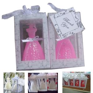 Robe de mariée Cougie de faveur Cadeaux Party Favoule Cadeaux de mariage pour les souvenirs de souvenirs de mariage invités