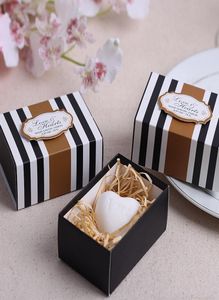 Boîte cadeau de savon de coeur Favors de mariage