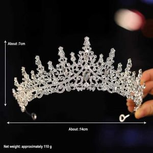 Bijoux de cheveux de mariage Itacazzo Headswear Bridal - A Silver Color Ladies Fashion Marrie Crown Rinestone Classic Queen Tiaras