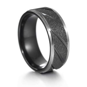 Anneaux de mariage Nouveaux anneaux en acier en acier en acier
