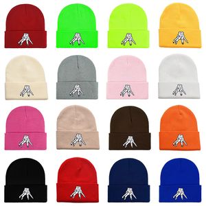 Mercredi Beanie Thing Beanie gothique tricot chapeaux, drôle bonnet chapeau hiver ski ample chaud casquette 17 couleurs en gros