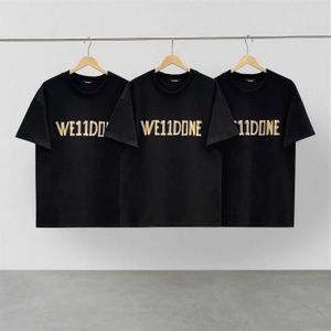 Wedone été à manches courtes nouveau Origami petit marché haute rue mode ample Instagram été hommes t-shirt